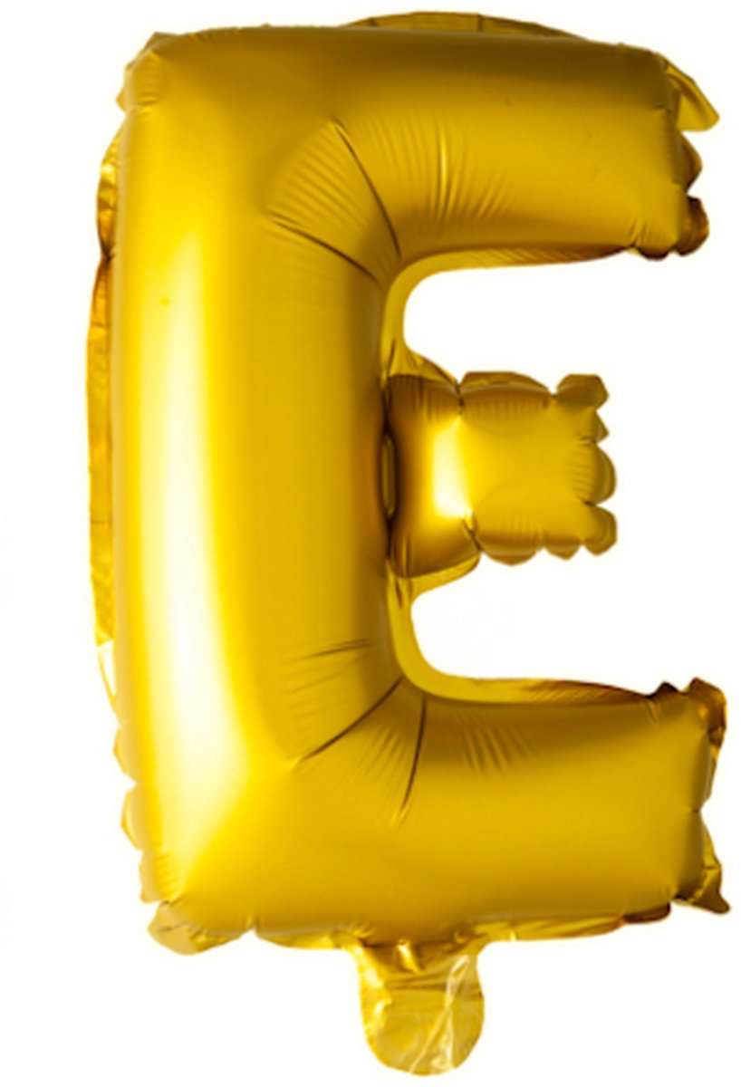 Folie Ballon Letter 16″ E - Goud | 41 cm